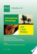 International Genealogy and Local History