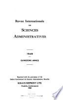 International review of administrative sciences