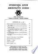 International Review of Administrative Sciences