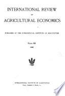 International Review of Agricultural Economics