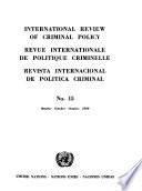 International Review of Criminal Policy