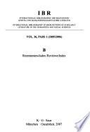 Internationale Bibliographie der Rezensionen wissenschaftlicher Literatur