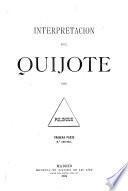 Interpretación del Quijote