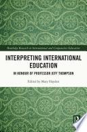 Interpreting International Education
