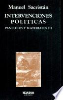 Intervenciones políticas