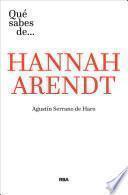 Introducción a Hannah Arendt