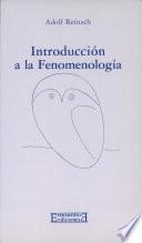 Introducción a la Fenomenología