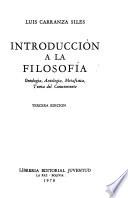 Introducción a la filosofía