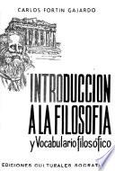 Introducción a la filosofía