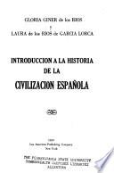 Introducción a la historia de la civilización española