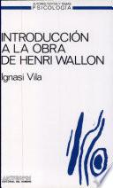 Introducción a la obra de Henri Wallon