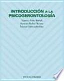 Introducción a la psicogerontología