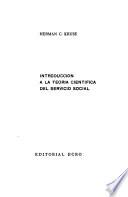 Introduccion a la teoria cientifica del servicio social