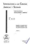 Introducción a las ciencias jurídicas y sociales ...