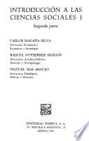 Introducción a las ciencias sociales I.