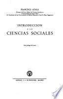 Introducción a las ciencias sociales