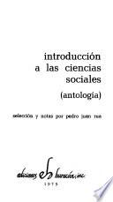 Introducción a las ciencias sociales