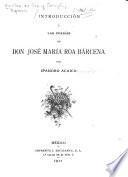Introducción á las poesías de don José María Roa Bárcena