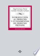 Introducción al Derecho y fundamentos de Derecho privado