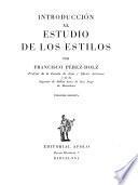Introducción al estudio de los estilos