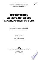 Introducción al estudio de los himenópteros de Cuba