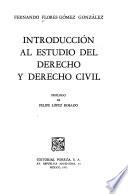 Introducción al estudio del derecho y derecho civil