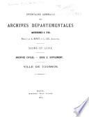 Inventaire-sommaire des archives départementales de Saône-et-Loire ...