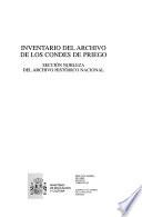 Inventario del archivo de los Condes de Priego