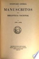 Inventario general de manuscritos de la Biblioteca Nacional