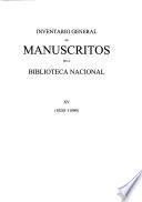 Inventario general de manuscritos de la Biblioteca Nacional