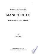 Inventario general de manuscritos de la Biblioteca Nacional