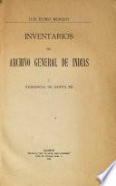 Inventarios del Archivo de Indias