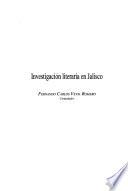Investigación literaria en Jalisco