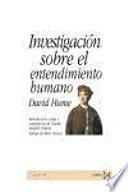 Investigación sobre el entendimiento humano