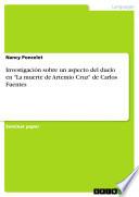 Investigación sobre un aspecto del duelo en La muerte de Artemio Cruz de Carlos Fuentes