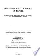 Investigación sociológica en México