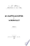 Investigaciones de seminario