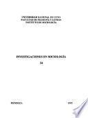 Investigaciones en sociología