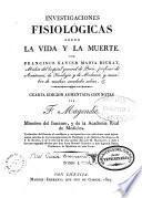 Investigaciones fisiológicas sobre la vida y la muerte