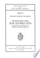 Investigaciones sobre Juan Álvarez Gato