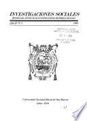 Investigaciones sociales