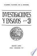 Investigaciones y ensayos