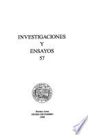Investigaciones y ensayos