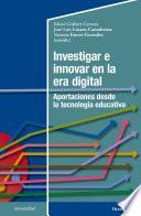 Investigar e innovar en la era digital