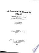 Isis Cumulative Bibliography 1986-1995: Time periods: 19th and 20th centuries. Book reviews