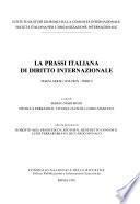 Italian practice of international law