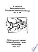 IV Simposio de Arqueología Guatemalteca