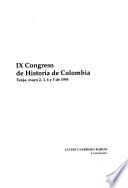 IX Congreso de Historia de Colombia: Colombia y América Latina después del fin de la historia