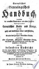 Jährliches genealogisches Handbuch