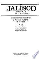 Jalisco desde la Revolución: Crecimiento industrial y manufacturero, 1940-1980